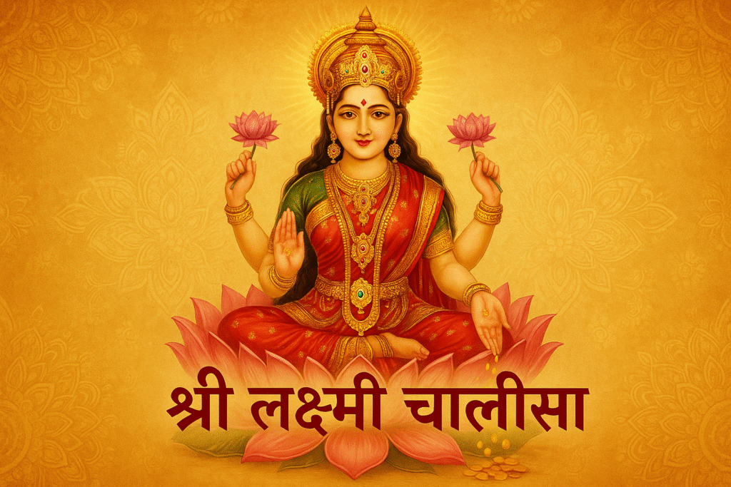 श्री लक्ष्मी चालीसा Shri Lakshmi Chalisa Best Lyrics in Hindi & English #22 3 श्री लक्ष्मी चालीसा Shree Laxi Chalisa